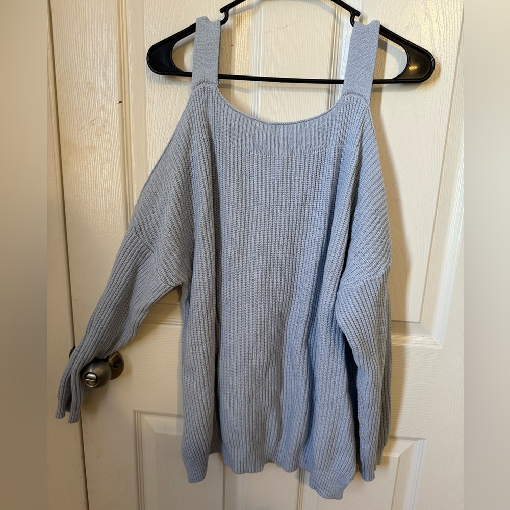 Off the shoulder sweater